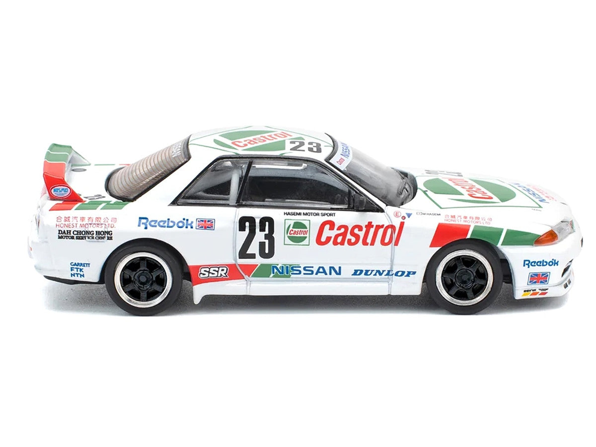 Nissan Skyline GT-R (BNR32) RHD (Right Hand Drive) #23 Winner "Macau Guia Race" (1990) 1/64 Diecast Model Car by Pop Race LuxuryLifeWay Online Store