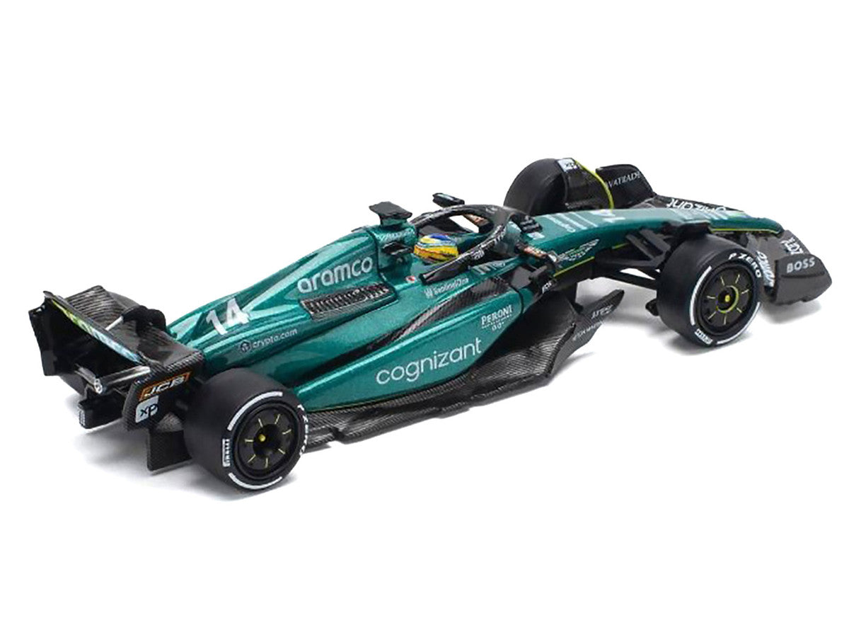 Aston Martin AMR23 #14 Fernando Alonso "Formula One F1 World Championship" (2023) 1/64 Diecast Model Car by Pop Race LuxuryLifeWay Online Store