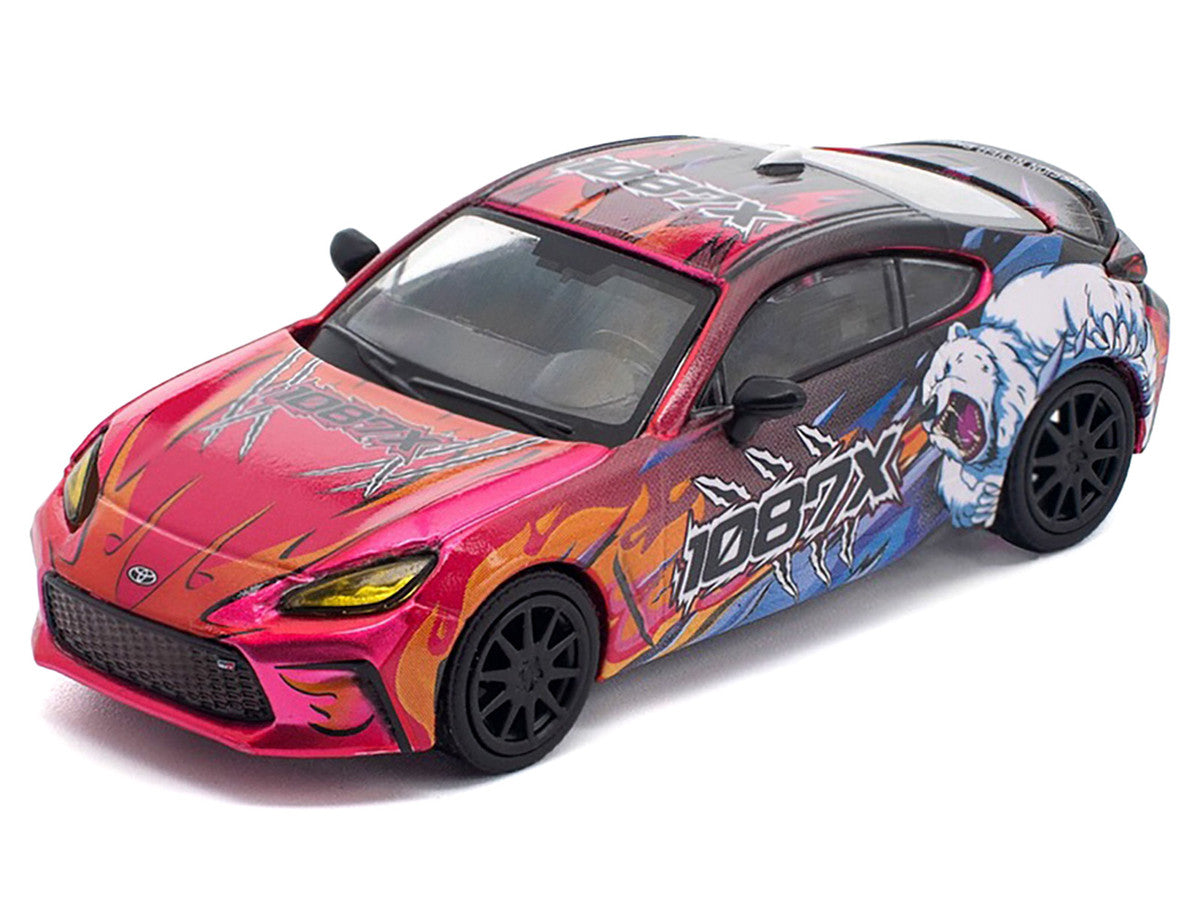 Toyota GR86 #823 1087X "Toyota GR86 Cup" (2025) 1/64 Diecast Model Car by Pop Race LuxuryLifeWay Online Store