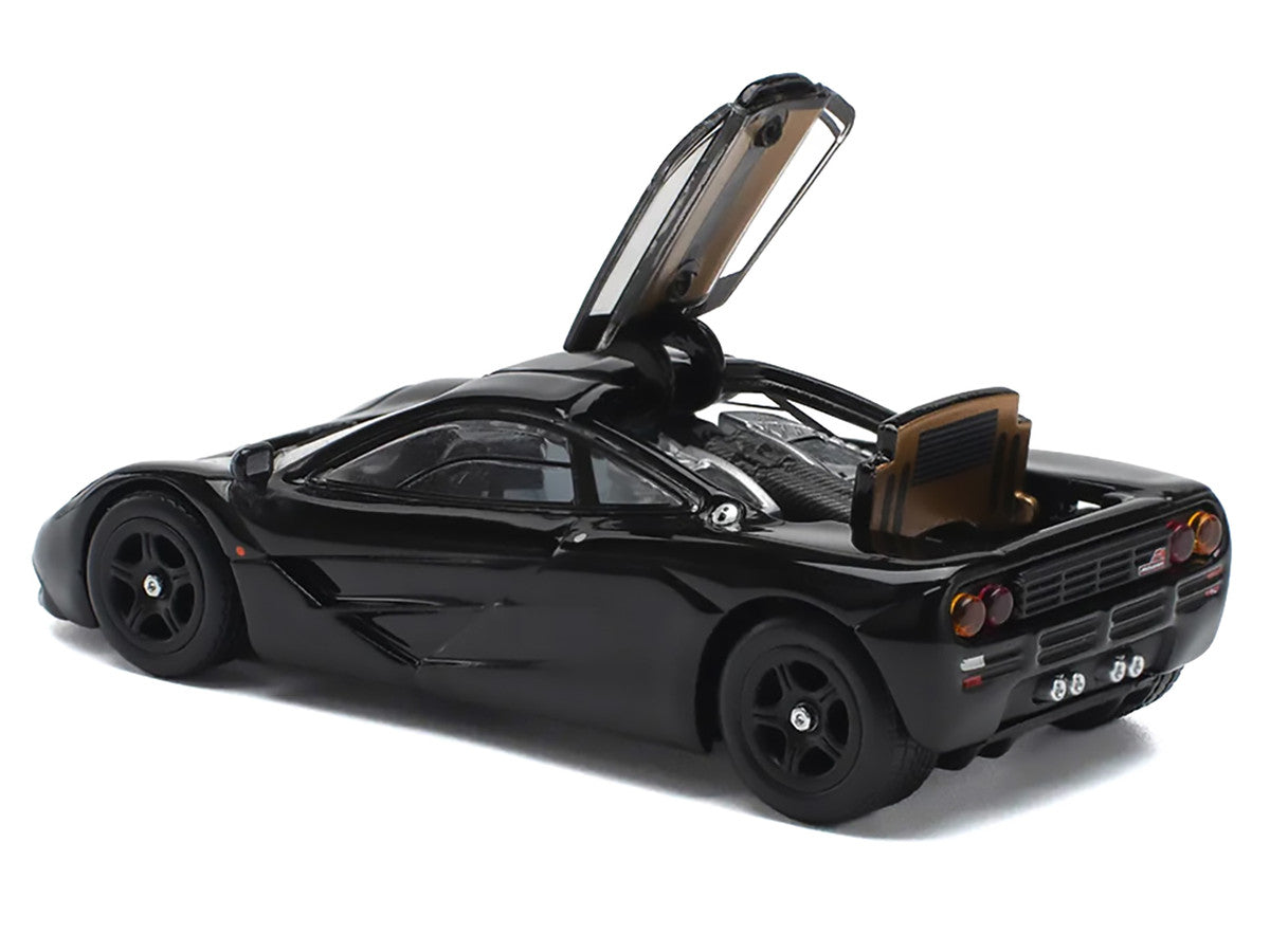 McLaren F1 Jet Black 1/64 Diecast Model Car by Pop Race LuxuryLifeWay Online Store
