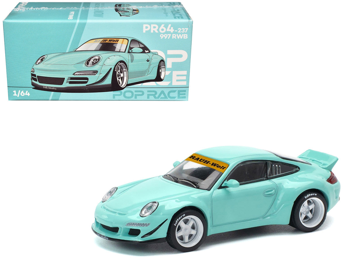 997 RWB Light Blue 1/64 Diecast Model Car by Pop Race LuxuryLifeWay Online Store
