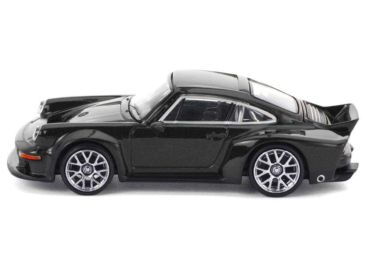 Singer DLS Turbo Black Metallic 1/64 Diecast Model Car by Pop Race LuxuryLifeWay Online Store