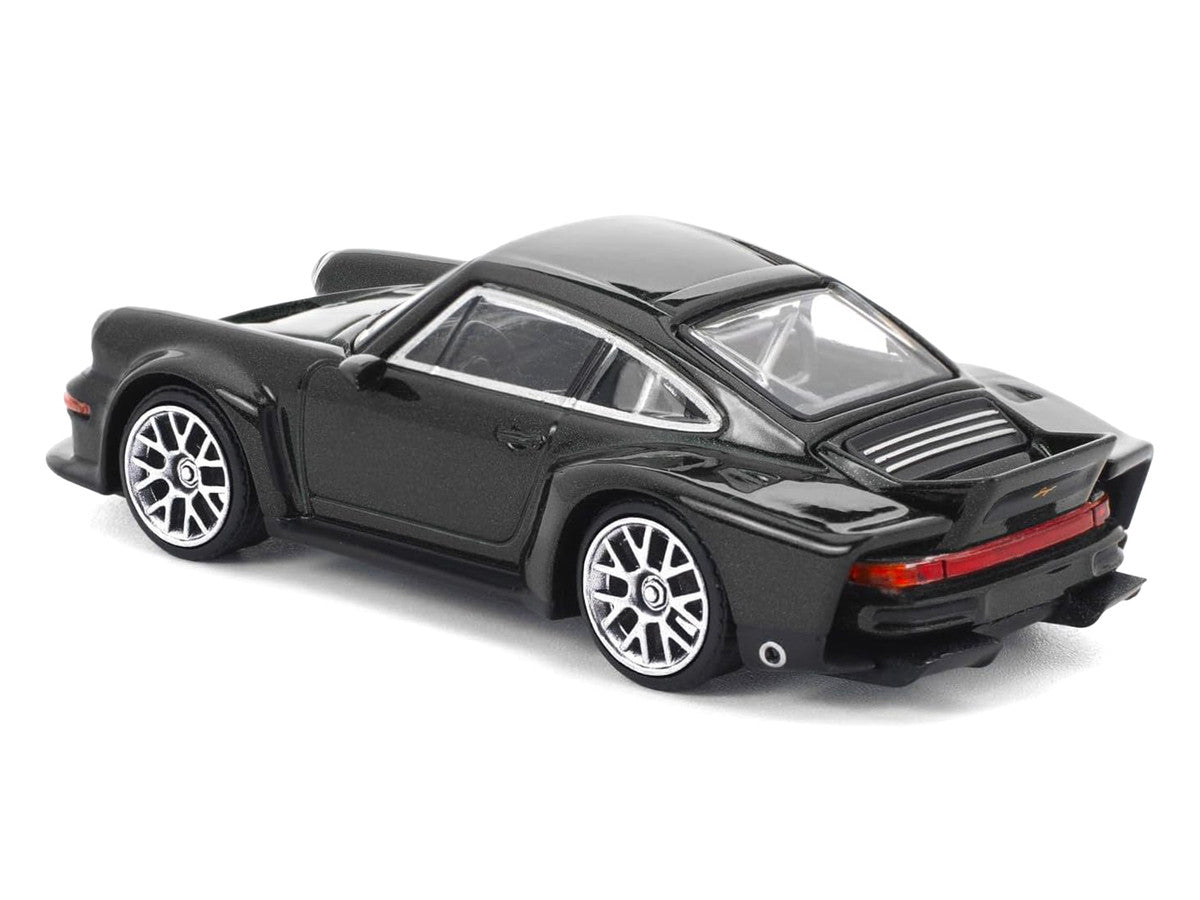 Singer DLS Turbo Black Metallic 1/64 Diecast Model Car by Pop Race LuxuryLifeWay Online Store