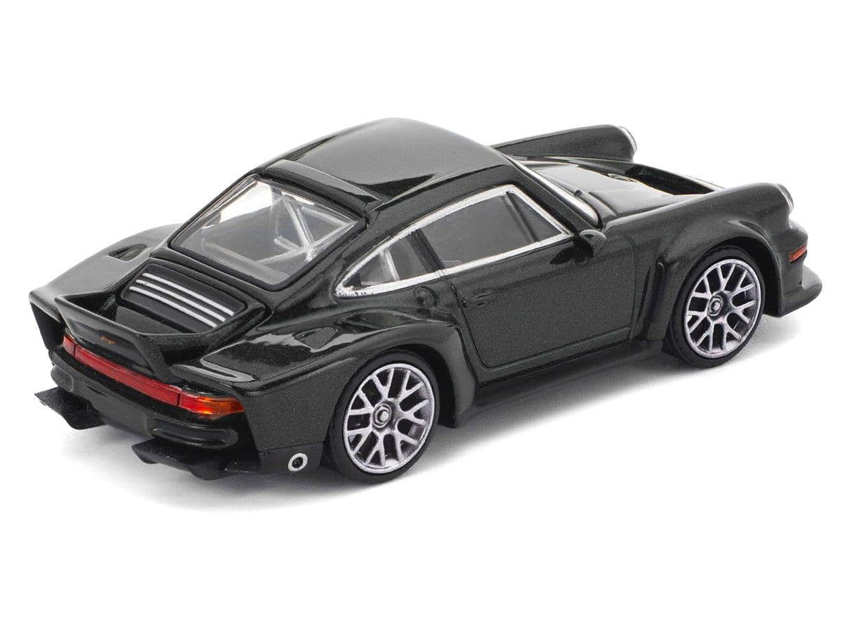 Singer DLS Turbo Black Metallic 1/64 Diecast Model Car by Pop Race LuxuryLifeWay Online Store