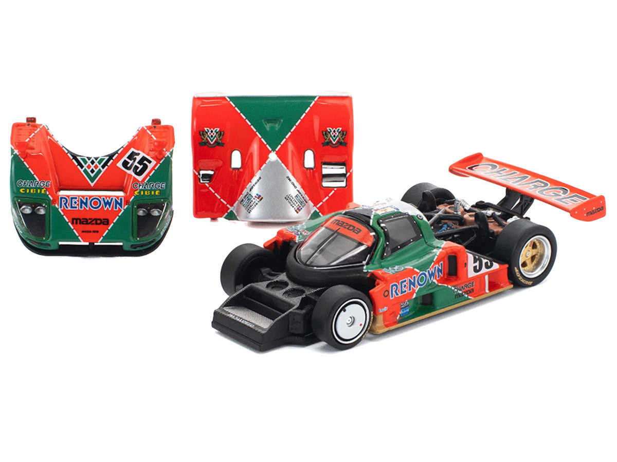 Mazda 787B #55 Johnny Herbert - Volker Weidler - Bertrand Gachot "Mazdaspeed" Winner "24 Hours of Le Mans" (1991) 1/64 Diecast Model Car by Pop Race LuxuryLifeWay Online Store