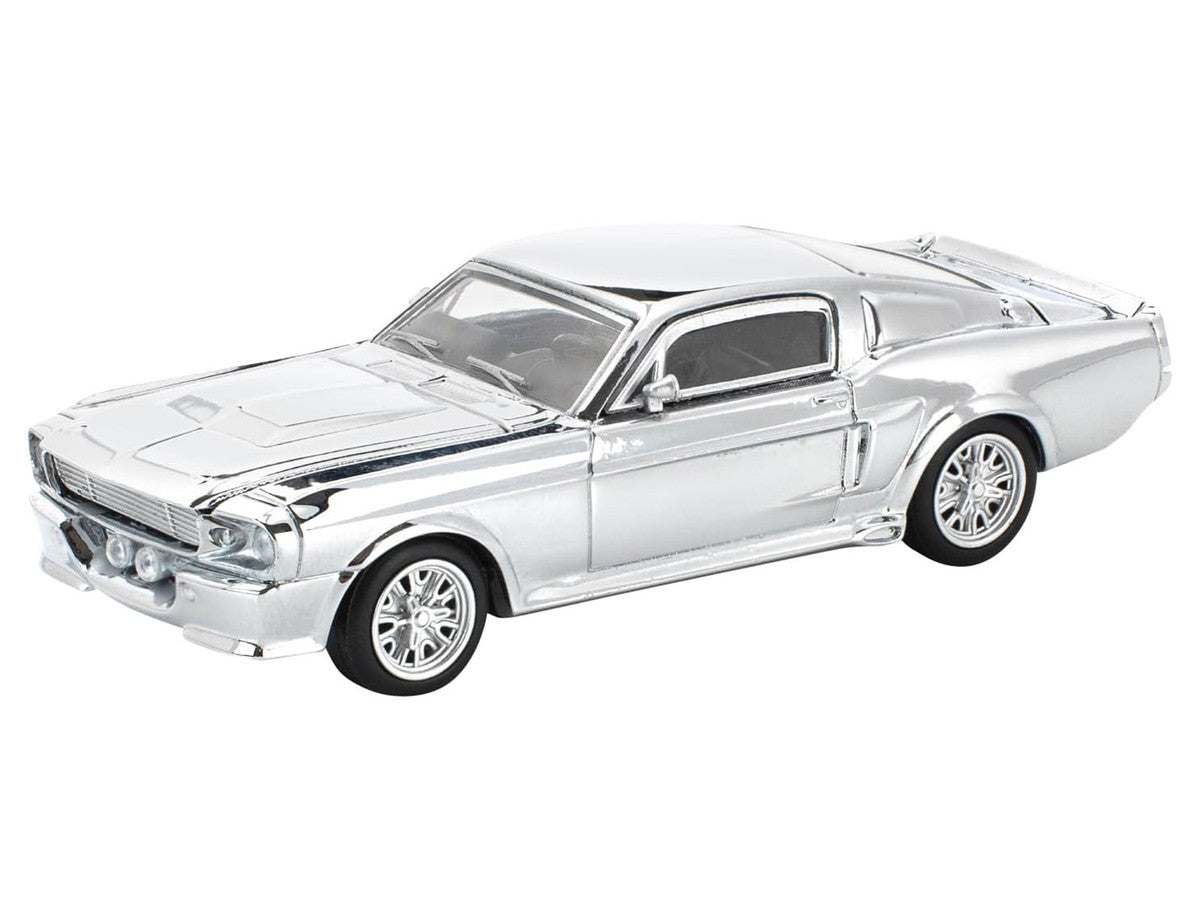 Shelby Mustang GT500 Silver Chrome 1/64 Diecast Model Car by Pop Race LuxuryLifeWay Online Store