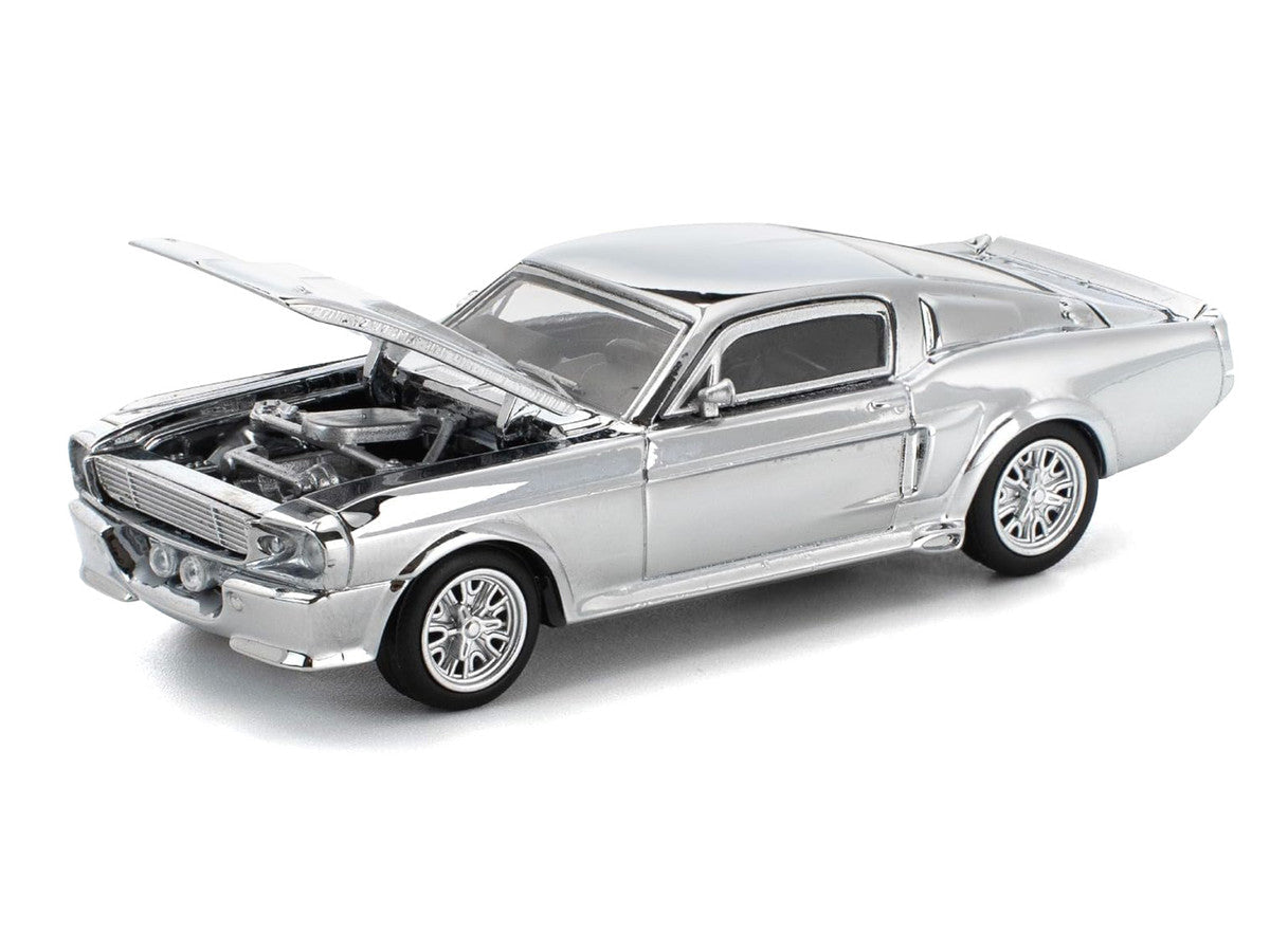 Shelby Mustang GT500 Silver Chrome 1/64 Diecast Model Car by Pop Race LuxuryLifeWay Online Store