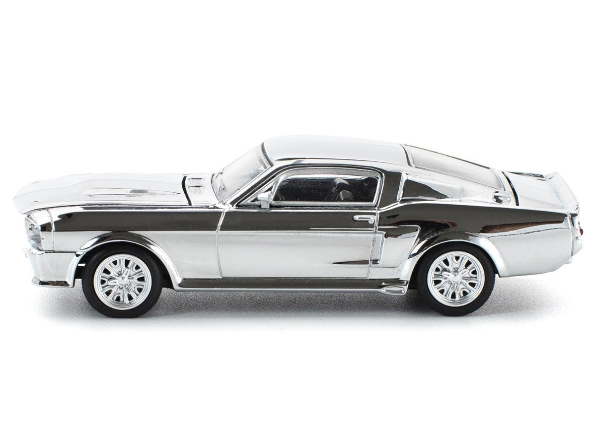Shelby Mustang GT500 Silver Chrome 1/64 Diecast Model Car by Pop Race LuxuryLifeWay Online Store