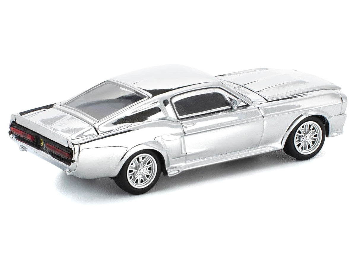 Shelby Mustang GT500 Silver Chrome 1/64 Diecast Model Car by Pop Race LuxuryLifeWay Online Store