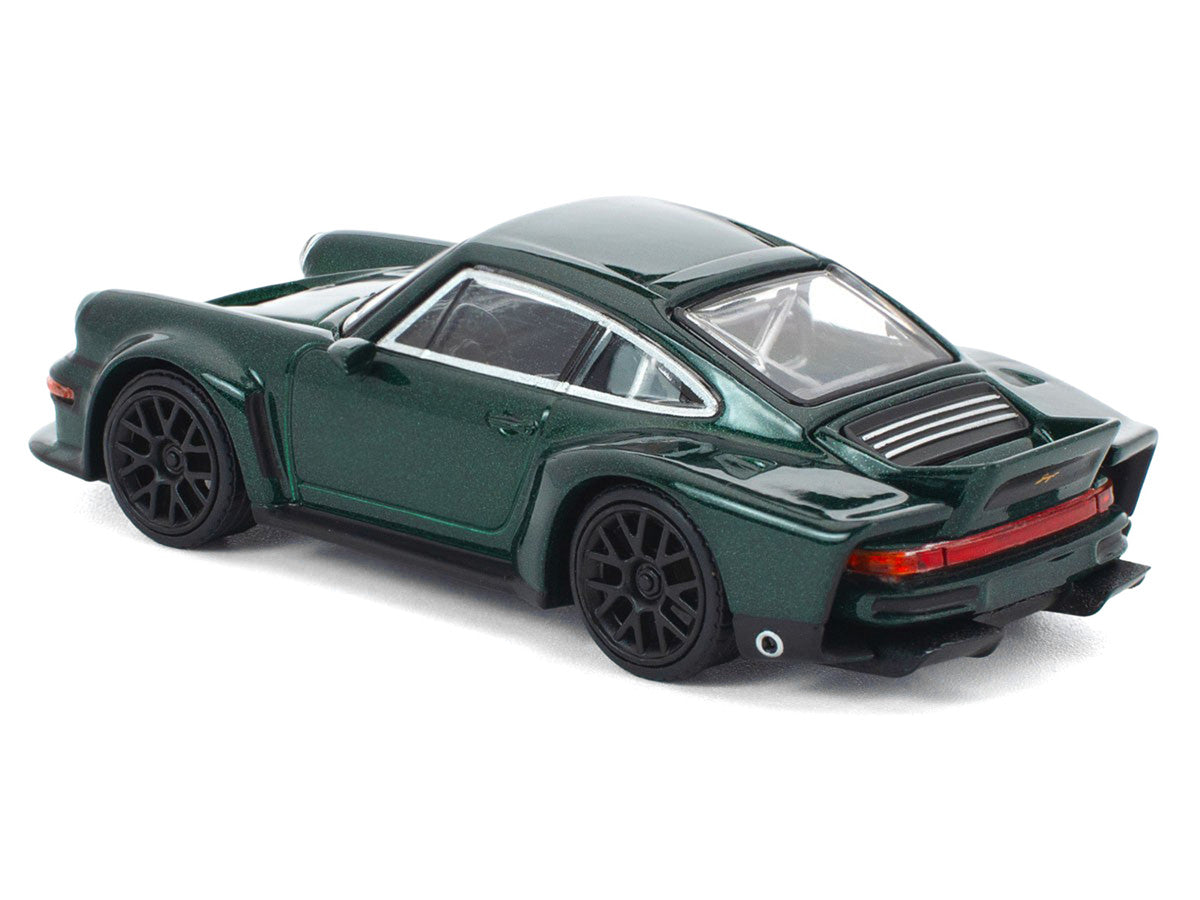 Singer DLS Turbo Green Metallic 1/64 Diecast Model Car by Pop Race LuxuryLifeWay Online Store