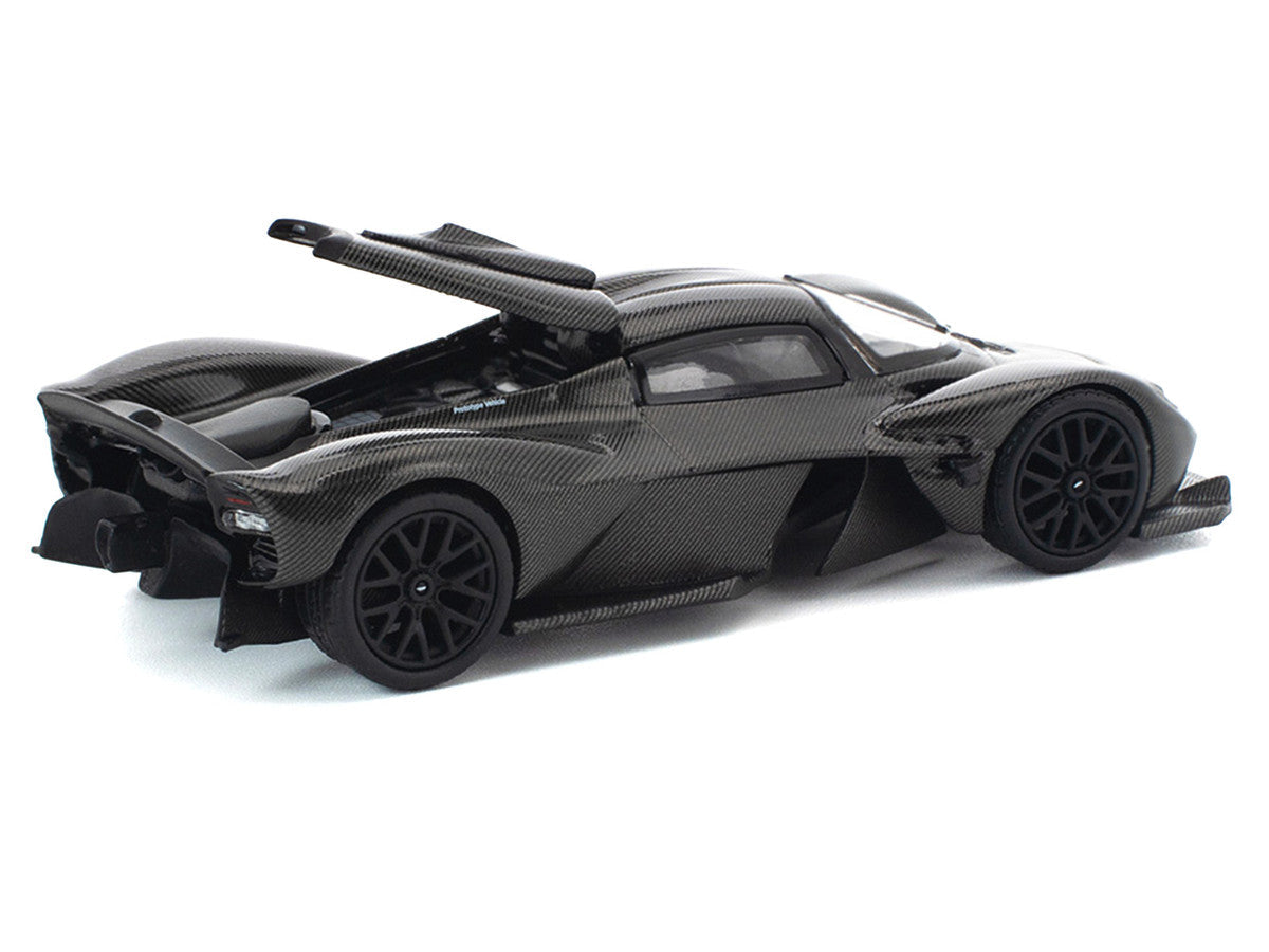 Aston Martin Valkyrie Carbon Fiber 1/64 Diecast Model Car by Pop Race LuxuryLifeWay Online Store