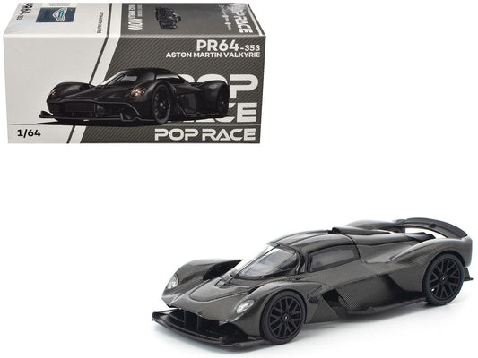 Aston Martin Valkyrie Carbon Fiber 1/64 Diecast Model Car by Pop Race LuxuryLifeWay Online Store