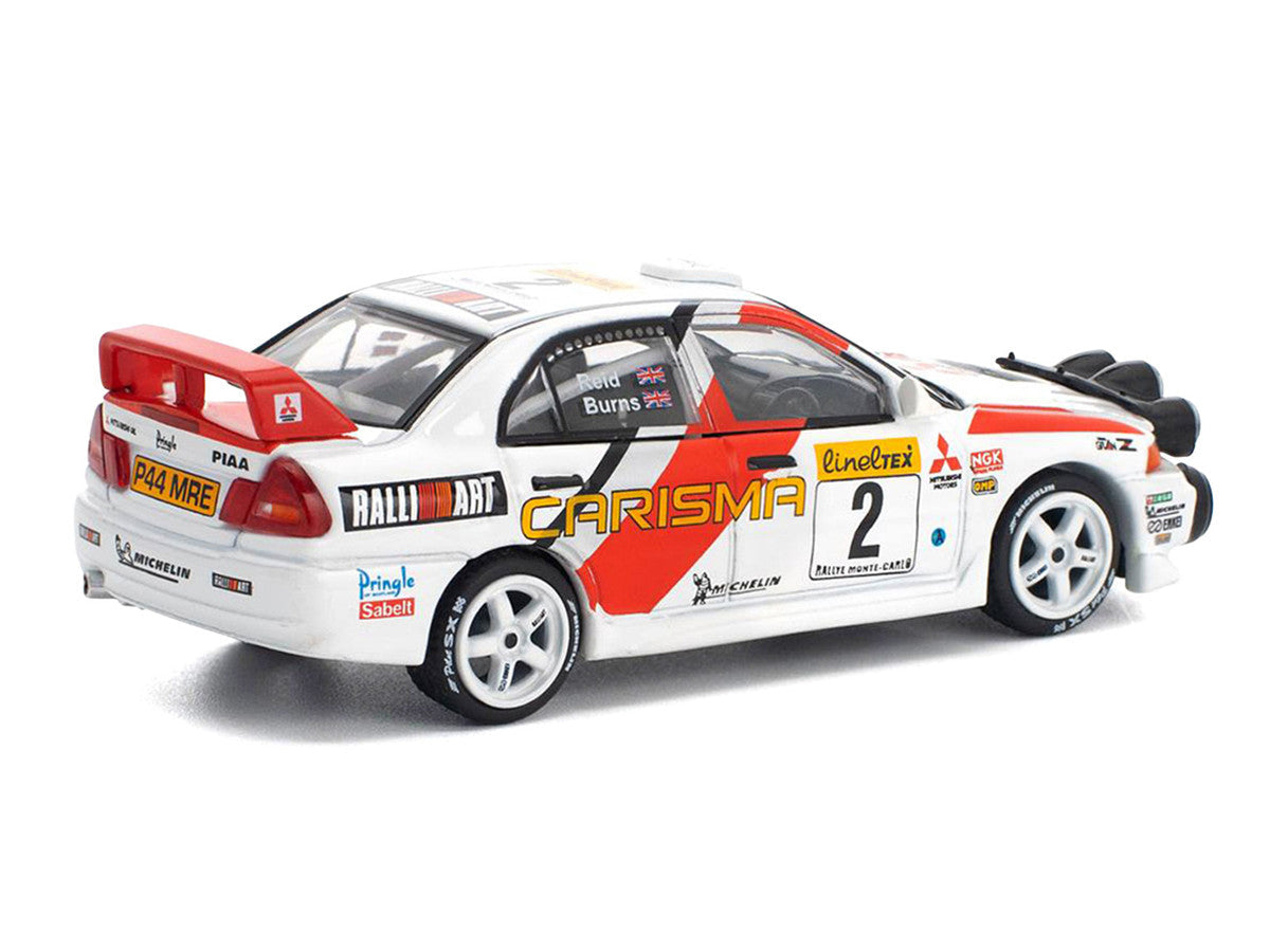 Mitsubishi Lancer Evolution IV RHD (Right Hand Drive) #2 Richard Burns - Robert Reid "Monte Carlo Rally" (1998) 1/64 Diecast Model Car by Pop Race LuxuryLifeWay Online Store