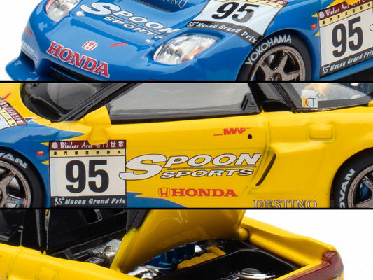 Honda NSX-R GT RHD (Right Hand Drive) #95 Spoon Sports "Macau Cup" "Tokyo Auto Salon - Hong Kong 2025" 1/64 Diecast Model Car by Pop Race LuxuryLifeWay Online Store