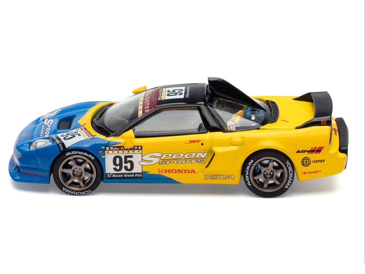 Honda NSX-R GT RHD (Right Hand Drive) #95 Spoon Sports "Macau Cup" "Tokyo Auto Salon - Hong Kong 2025" 1/64 Diecast Model Car by Pop Race LuxuryLifeWay Online Store