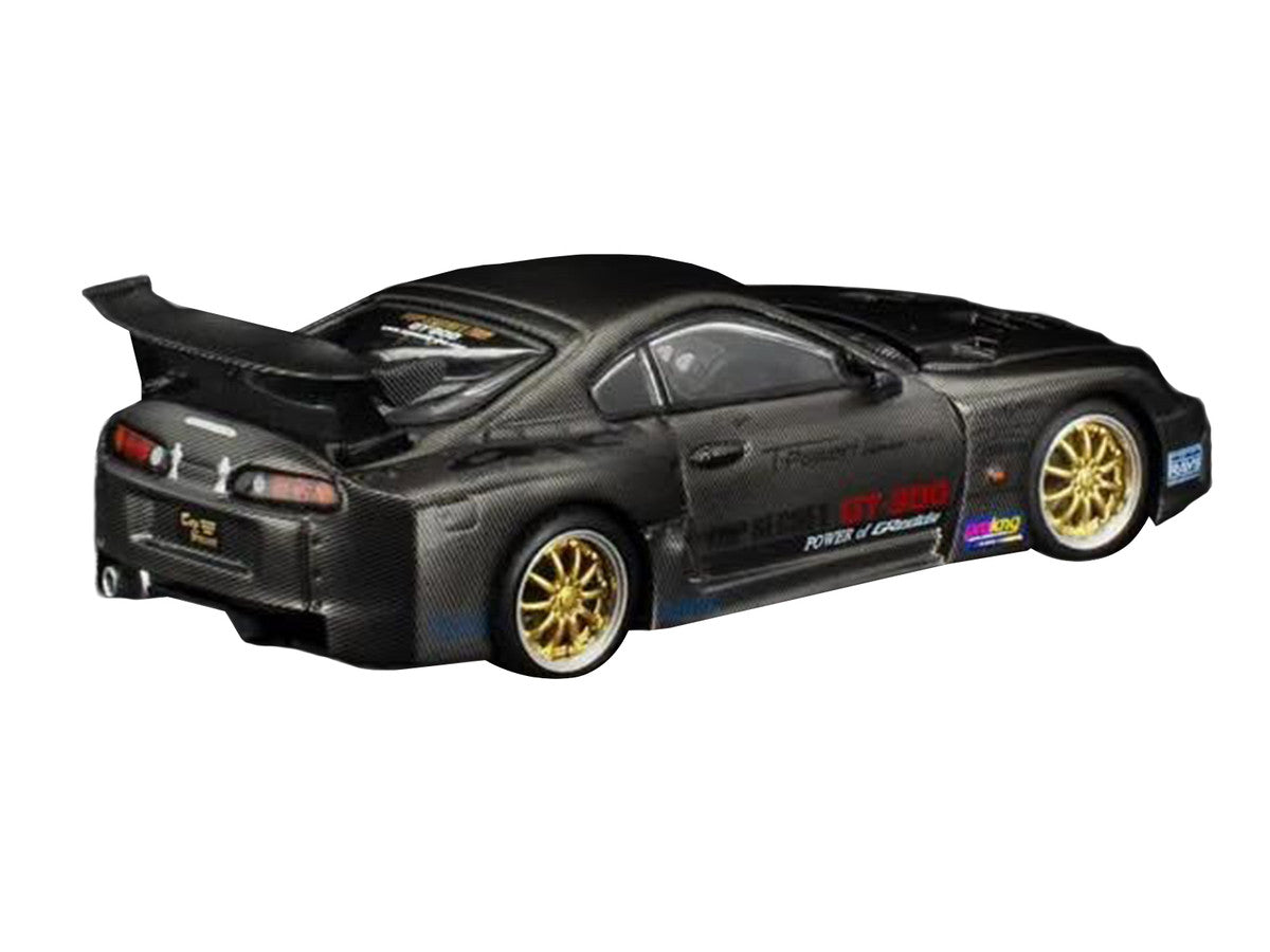 Toyota Supra "Top Secret" GT300 RHD (Right Hand Drive) Black Carbon "Thailand Diecast Expo 2026" 1/64 Diecast Model Car by Pop Race LuxuryLifeWay Online Store