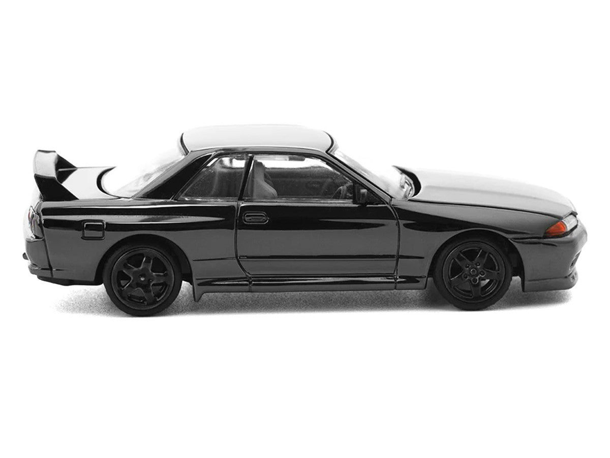 GTR R32 RHD (Right Hand Drive) Dark Chrome "The Dark Chrome Series" 1/64 Die Cast Model Car by Pop Race LuxuryLifeWay Online Store