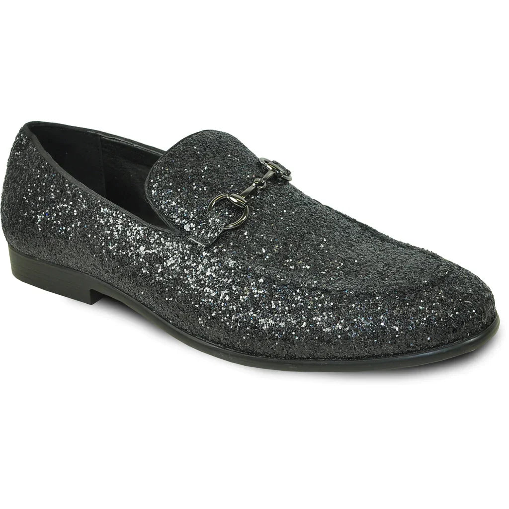 "Bravo1" Black Glitter Tuxedo & Prom Shoes LuxuryLifeWay Online Store