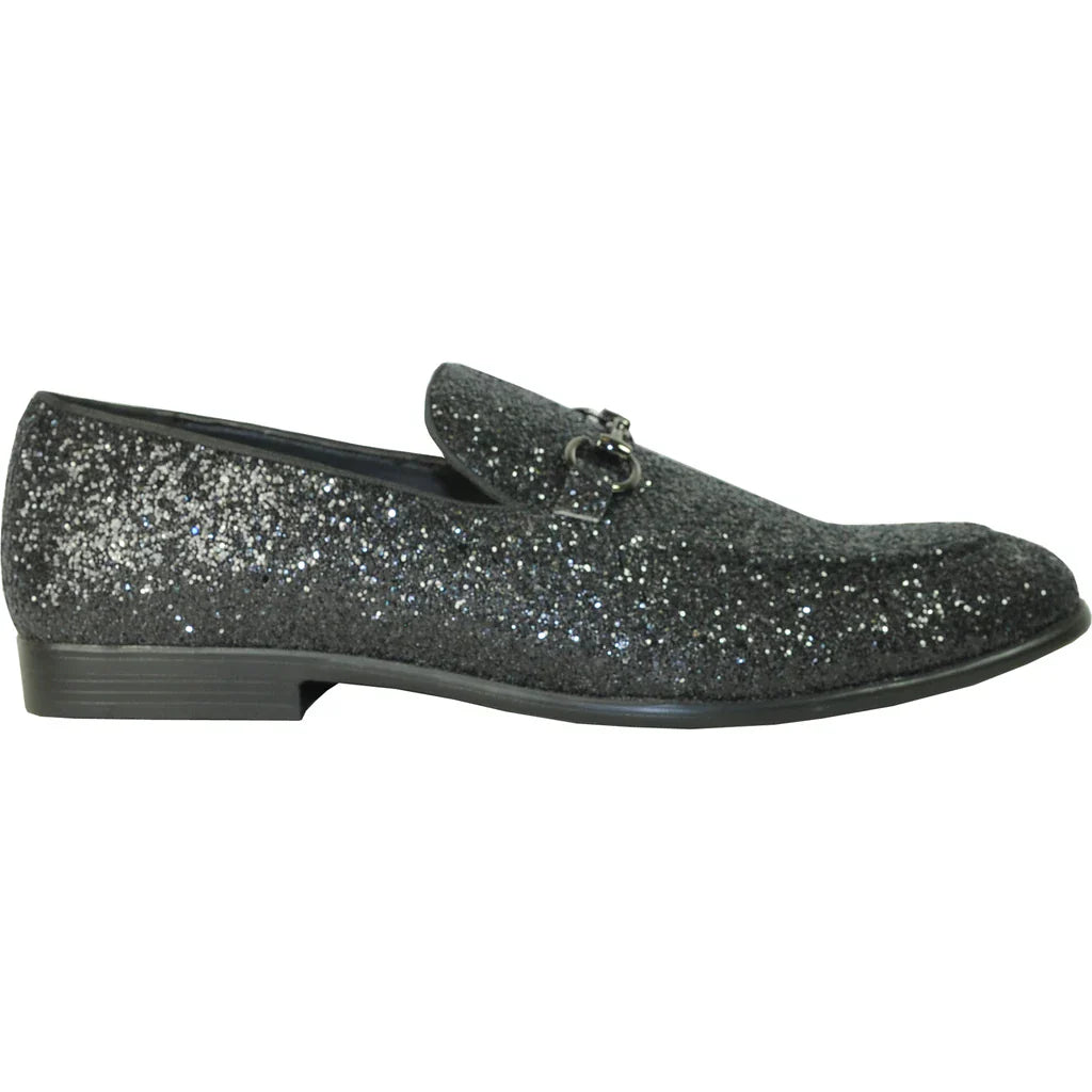 "Bravo1" Black Glitter Tuxedo & Prom Shoes LuxuryLifeWay Online Store