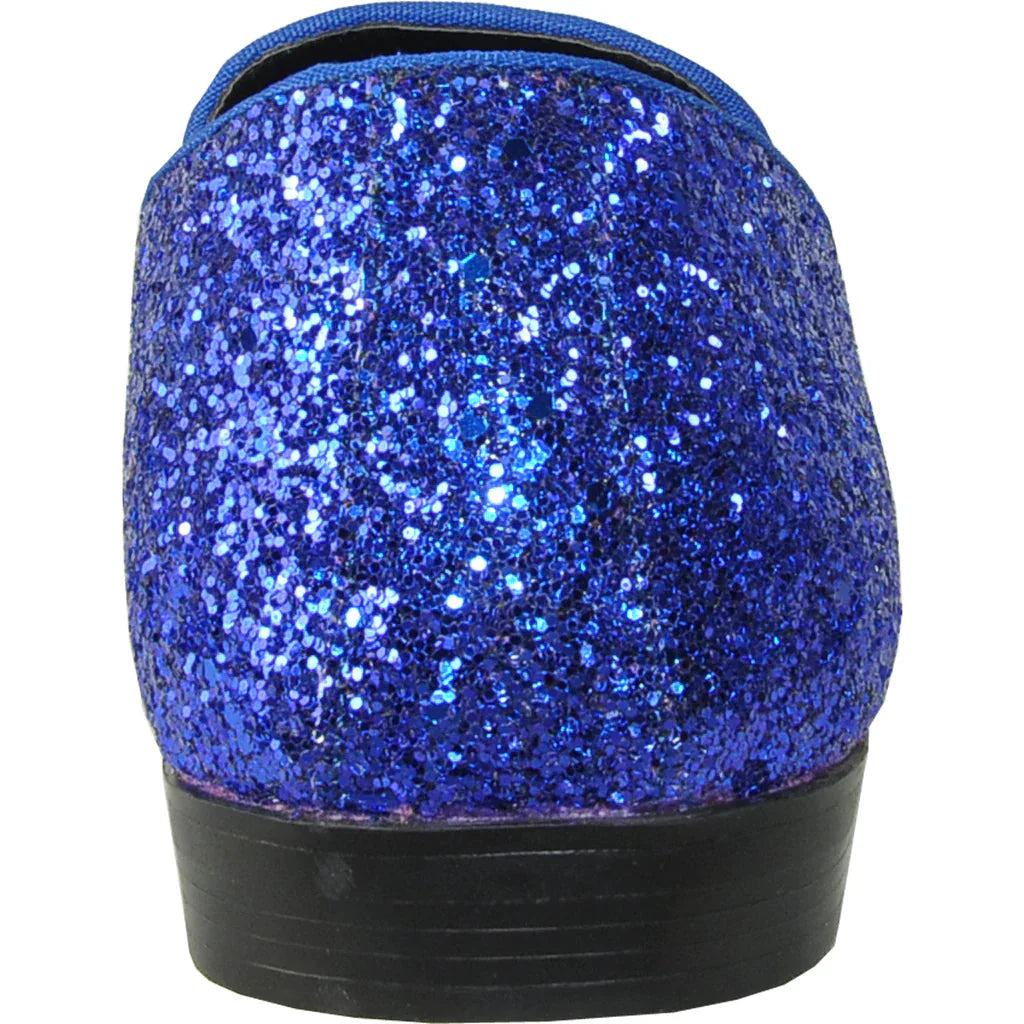 "Bravo" Blue Glitter Tuxedo & Prom Shoes LuxuryLifeWay Online Store