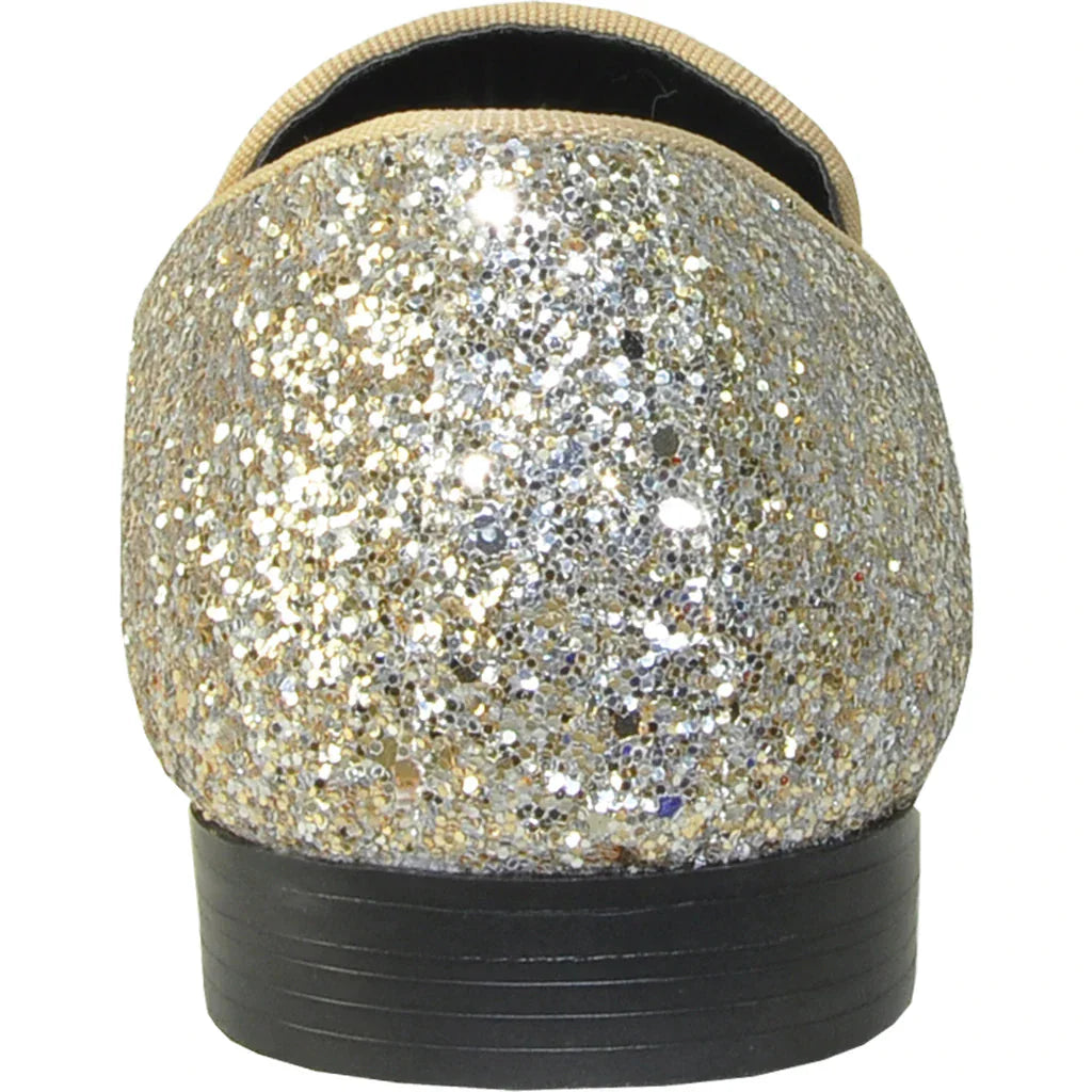 "Bravo" Gold Glitter Tuxedo & Prom Shoes LuxuryLifeWay Online Store