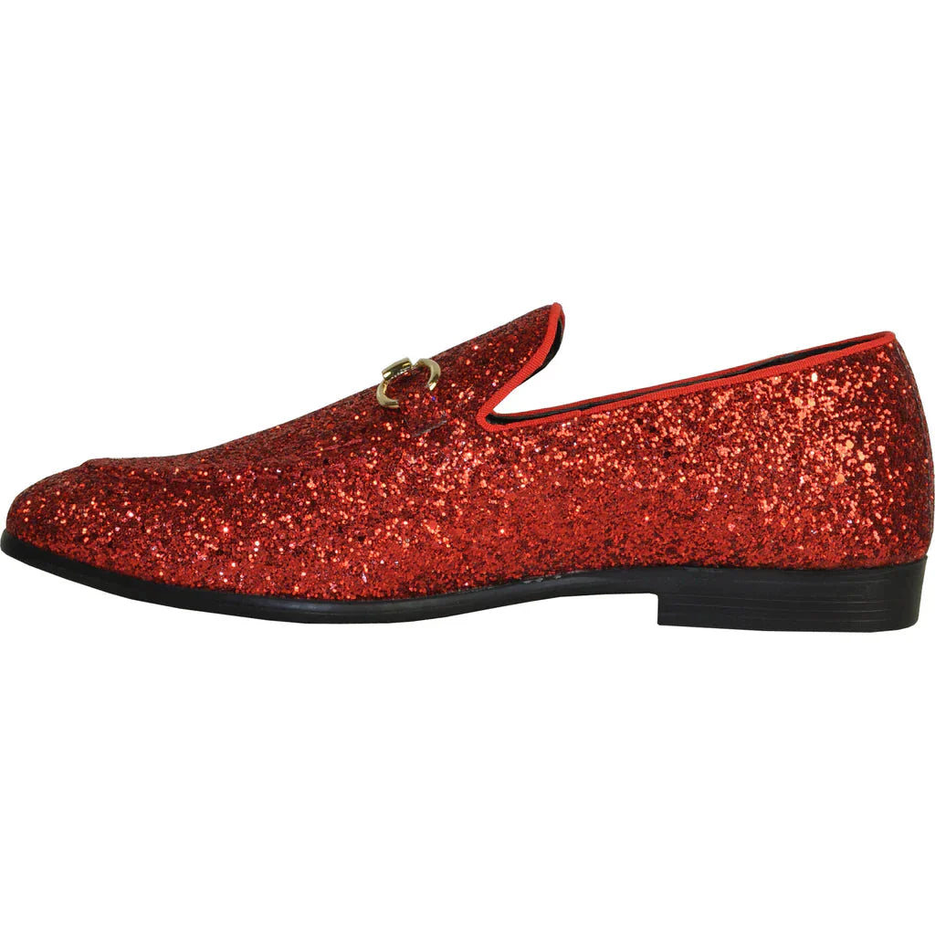 "Bravo" Red Glitter Tuxedo & Prom Shoes LuxuryLifeWay Online Store
