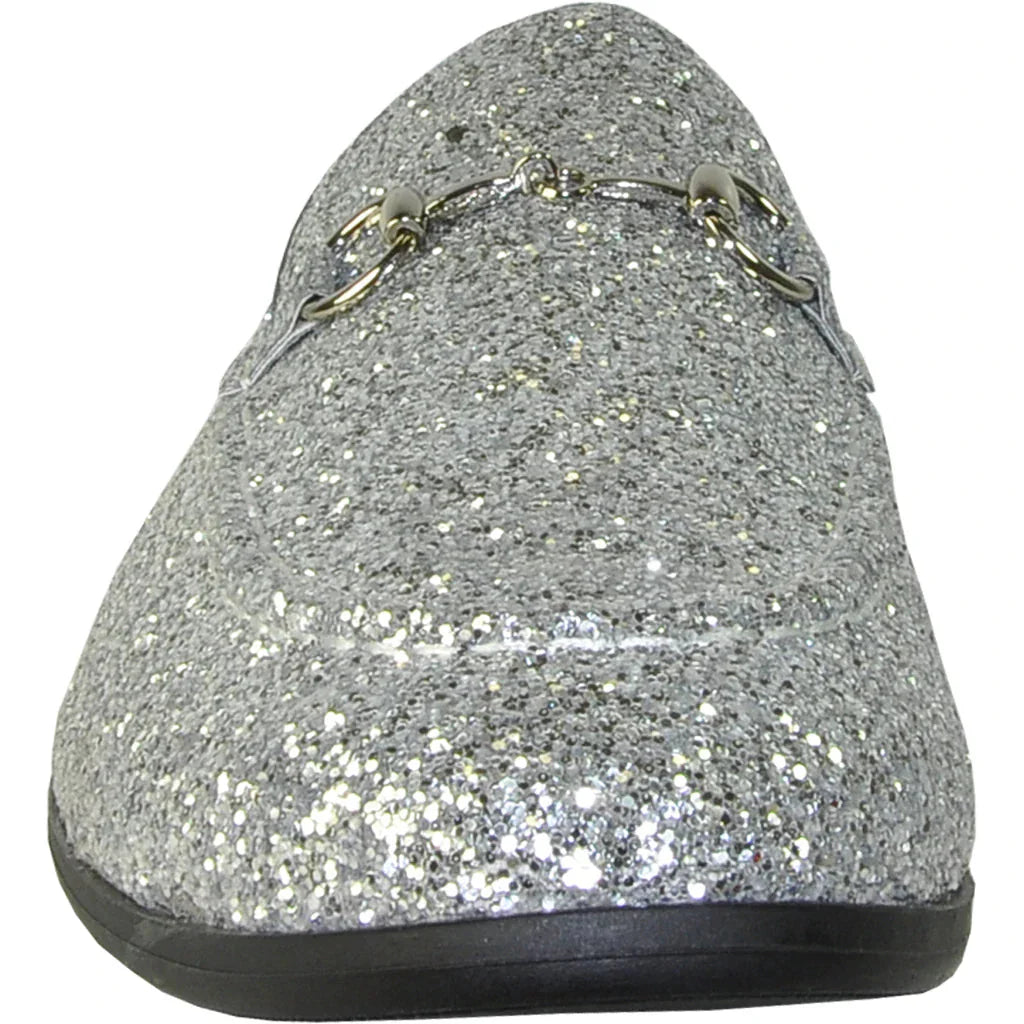 "Bravo 1" Silver Glitter Tuxedo & Prom Shoes LuxuryLifeWay Online Store