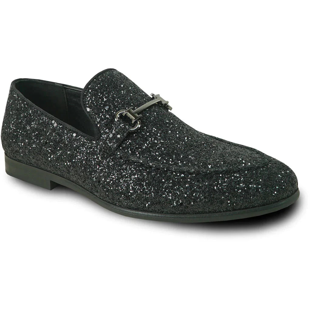 "Bravo" Black Glitter Tuxedo & Prom Shoes LuxuryLifeWay Online Store