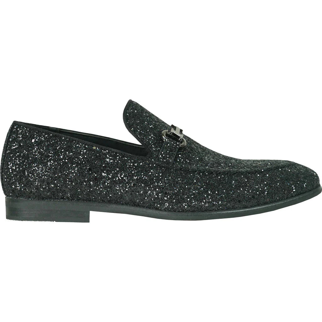 "Bravo" Black Glitter Tuxedo & Prom Shoes LuxuryLifeWay Online Store