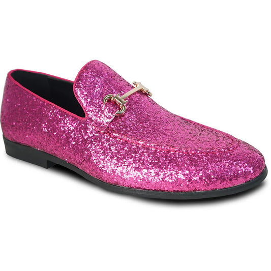 BRAVO Men Dress Shoe PROM-2 Loafer Shoe for Prom & Wedding Pink LuxuryLifeWay Online Store
