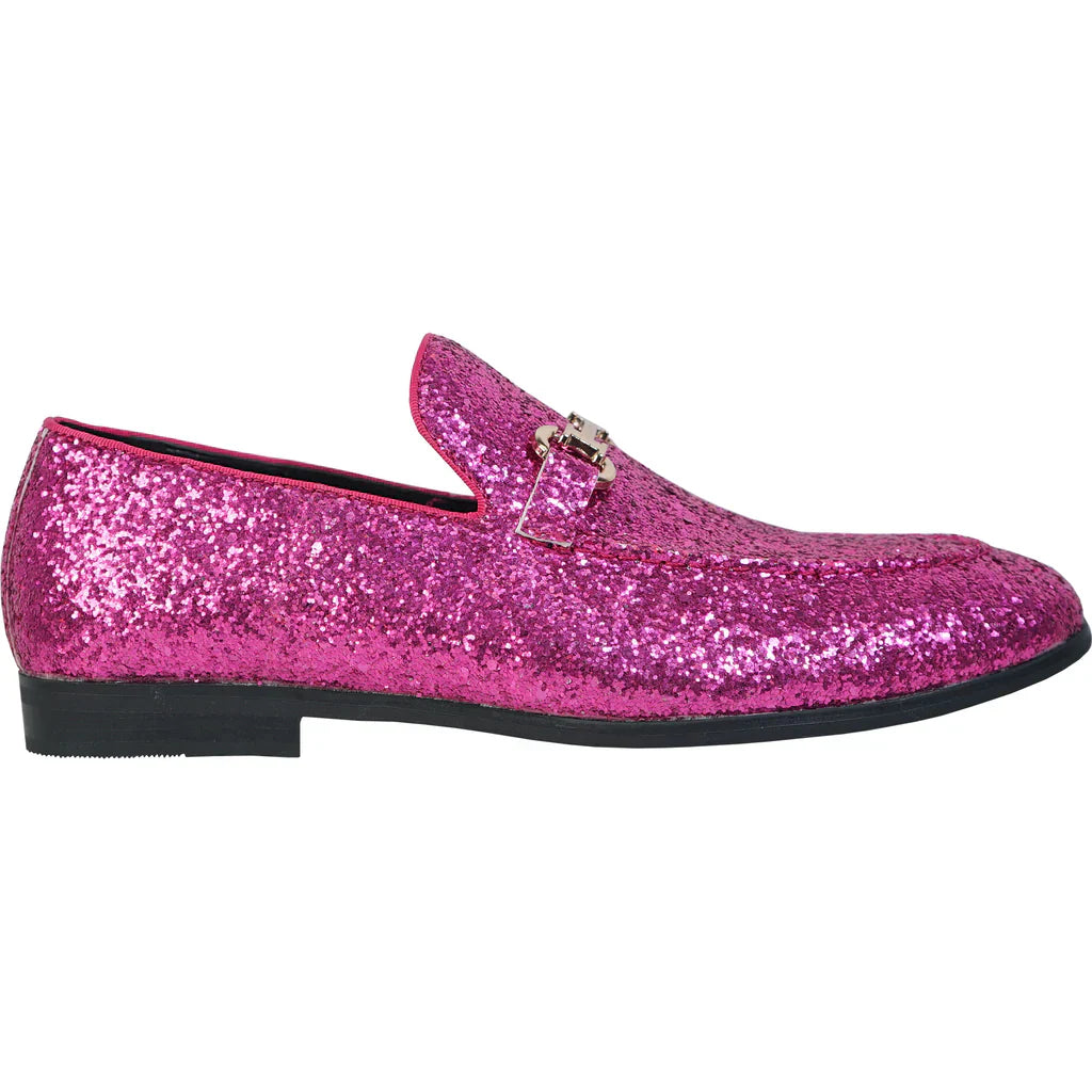 BRAVO Men Dress Shoe PROM-2 Loafer Shoe for Prom & Wedding Pink LuxuryLifeWay Online Store
