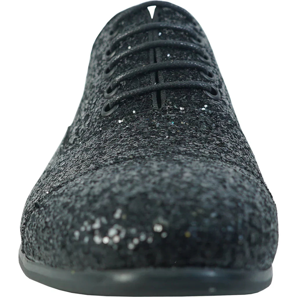 BRAVO Men Dress Shoe PROM-3 Loafer Shoe for Prom & Wedding Black LuxuryLifeWay Online Store