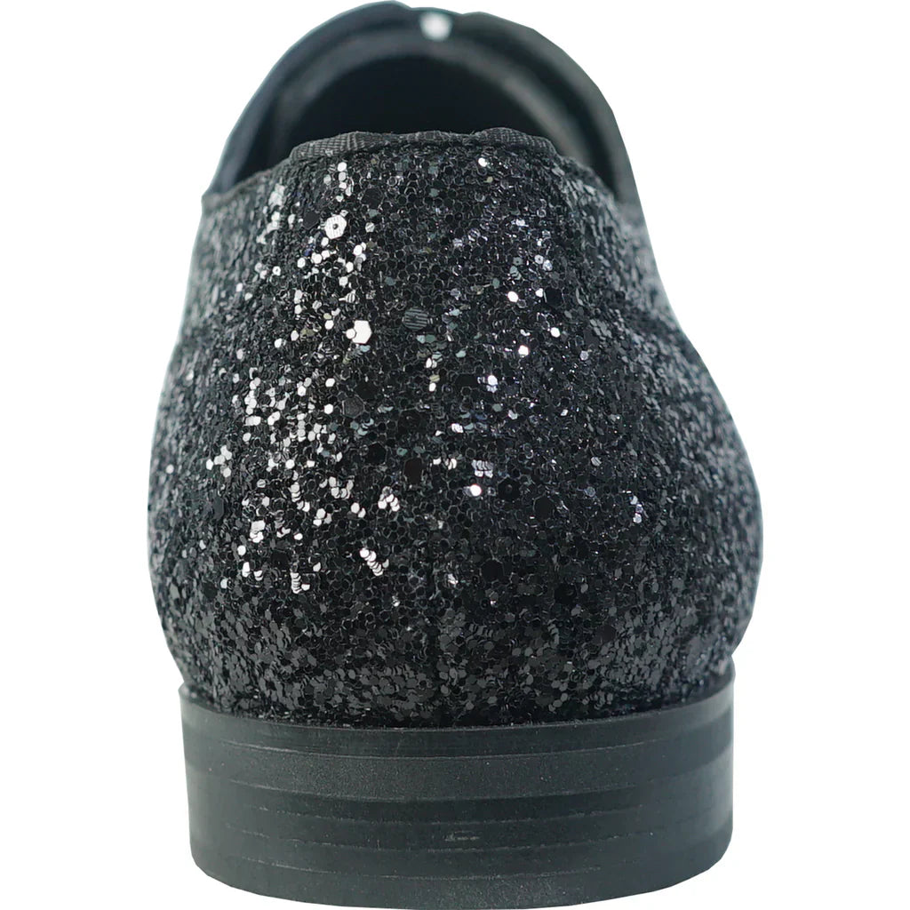 BRAVO Men Dress Shoe PROM-3 Loafer Shoe for Prom & Wedding Black LuxuryLifeWay Online Store