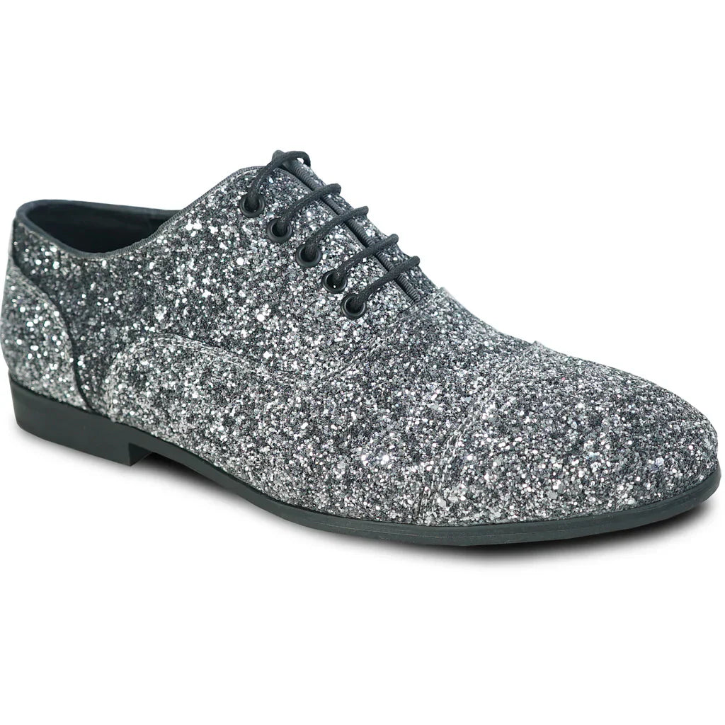 BRAVO Men Dress Shoe PROM-3 Loafer Shoe for Prom & Wedding Pewter LuxuryLifeWay Online Store