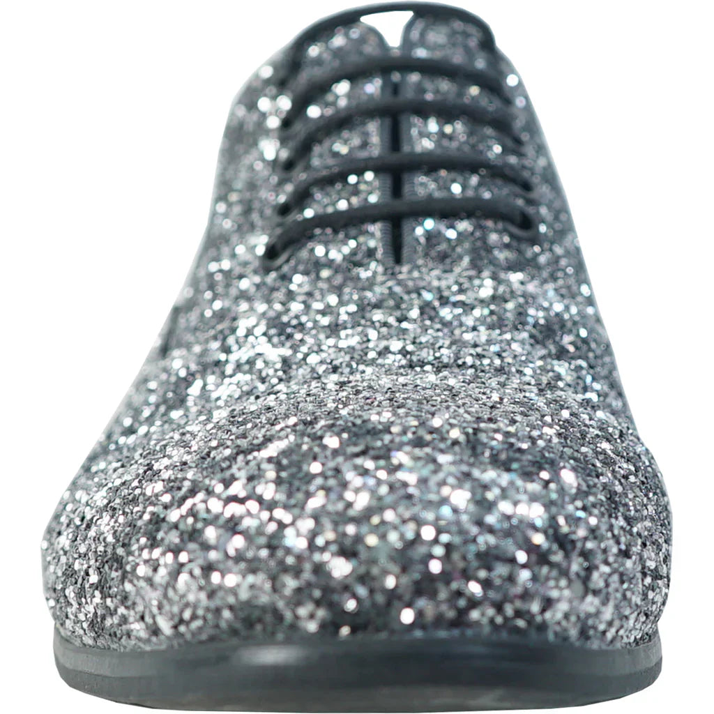 BRAVO Men Dress Shoe PROM-3 Loafer Shoe for Prom & Wedding Pewter LuxuryLifeWay Online Store