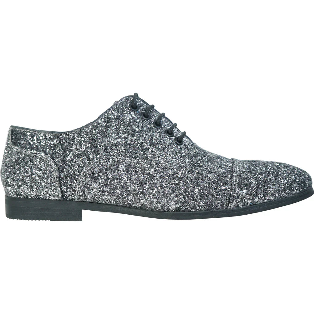 BRAVO Men Dress Shoe PROM-3 Loafer Shoe for Prom & Wedding Pewter LuxuryLifeWay Online Store