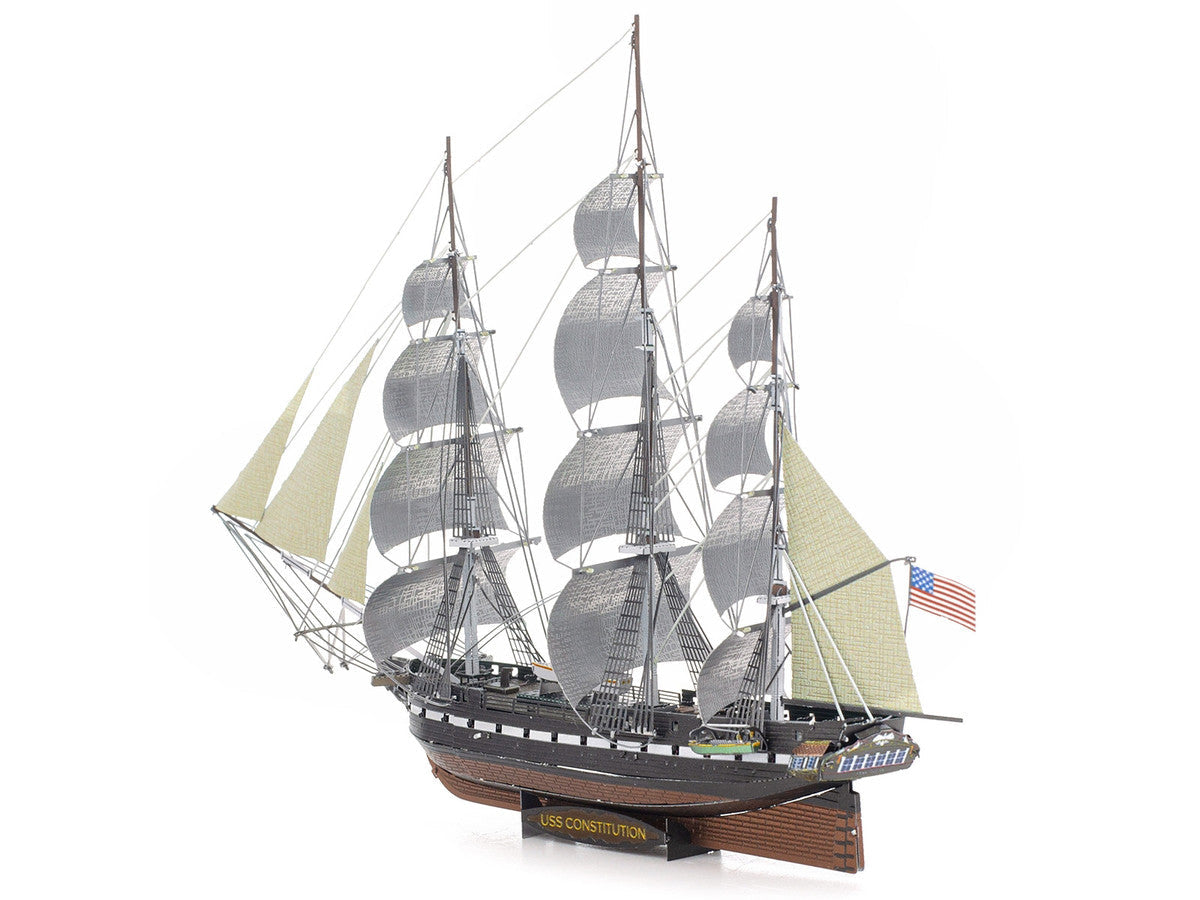 Model Kit USS Constitution Warship (Challenging Difficulty) Steel Model by Metal Earth LuxuryLifeWay Online Store