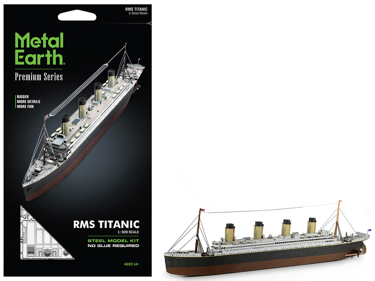Model Kit RMS Titanic Ship (Moderate Difficulty) Steel Model by Metal Earth LuxuryLifeWay Online Store