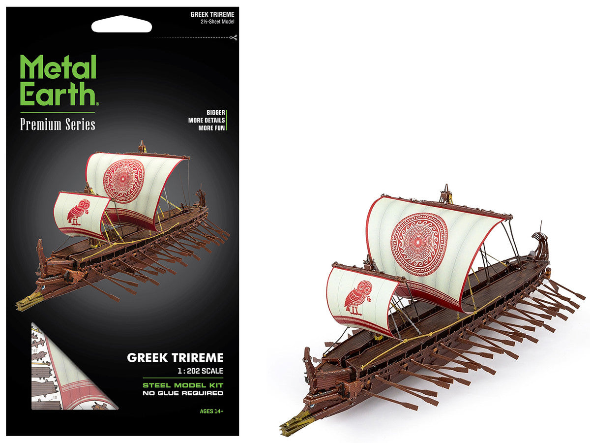 Model Kit Greek Trireme Warship (Expert Difficulty) Steel Model by Metal Earth LuxuryLifeWay Online Store