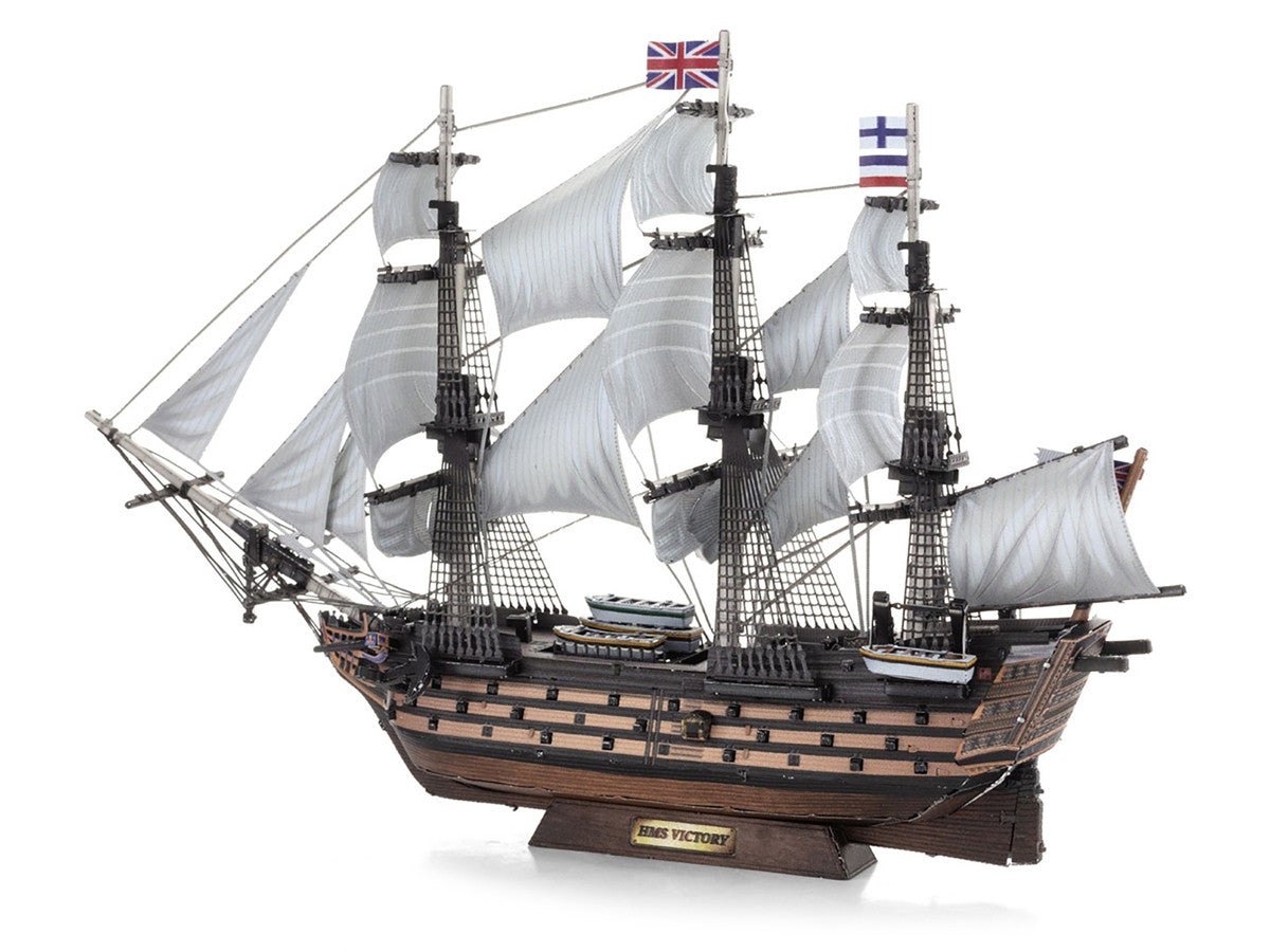 Model Kit HMS Victory British Navy Ship (Challenging Difficulty) Steel Model by Metal Earth LuxuryLifeWay Online Store
