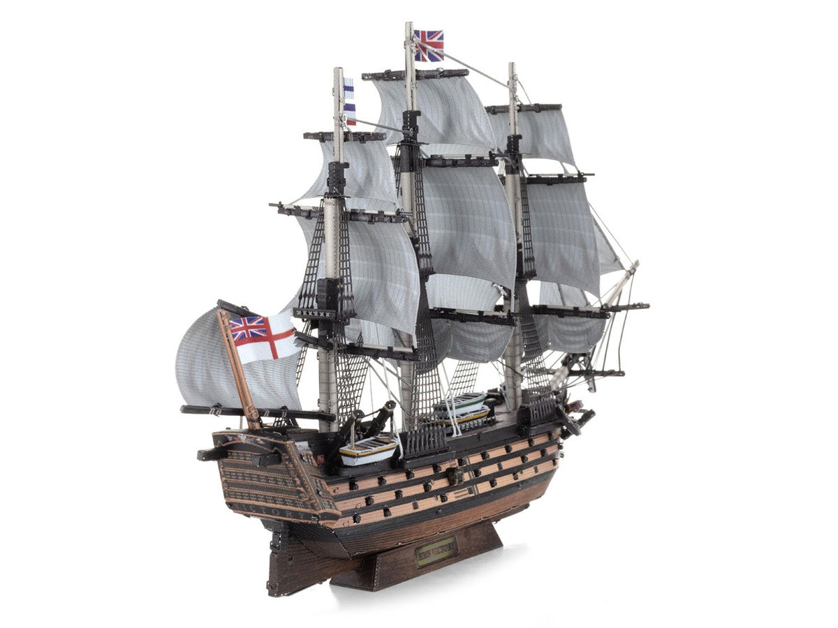 Model Kit HMS Victory British Navy Ship (Challenging Difficulty) Steel Model by Metal Earth LuxuryLifeWay Online Store