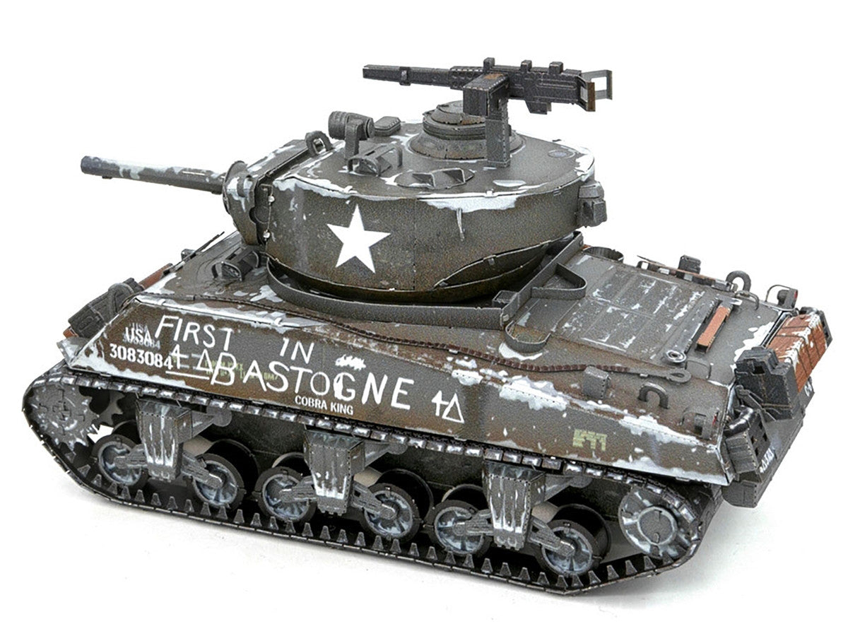 Model Kit United States M4 Sherman Tank (Moderate Difficulty) Steel Model by Metal Earth LuxuryLifeWay Online Store