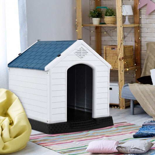 Plastic Waterproof Ventilate Pet Puppy House LuxuryLifeWay Online Store