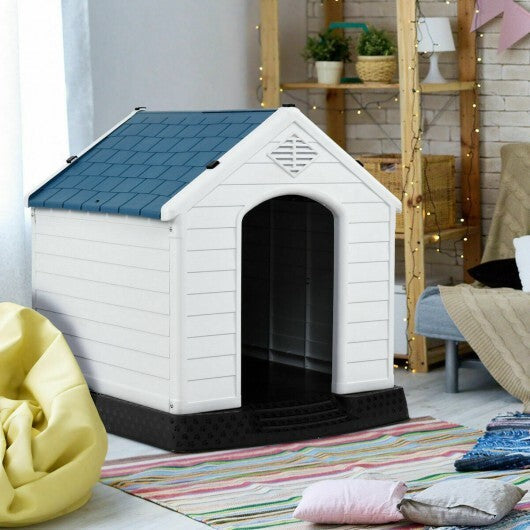 Plastic Waterproof Ventilate Pet Puppy House LuxuryLifeWay Online Store