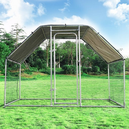 9.5 x 6.5 Feet Large Walk In Chicken Run Cage LuxuryLifeWay Online Store