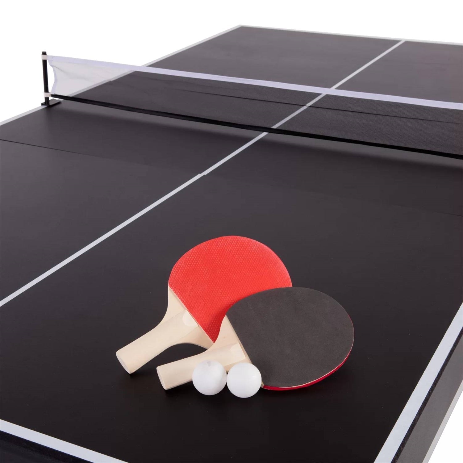 7-Foot 2-in-1 Conversion top Pool Table Ping Pong Table Set LuxuryLifeWay Online Store