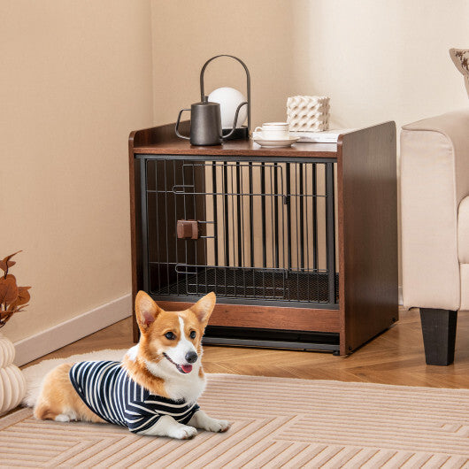 Dog Crate Indoor Dog Cage with Removable Tray and Lockable Door LuxuryLifeWay Online Store