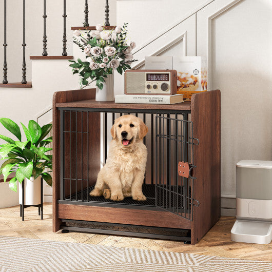 Dog Crate Indoor Dog Cage with Removable Tray and Lockable Door LuxuryLifeWay Online Store