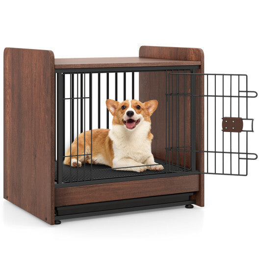 Dog Crate Indoor Dog Cage with Removable Tray and Lockable Door LuxuryLifeWay Online Store