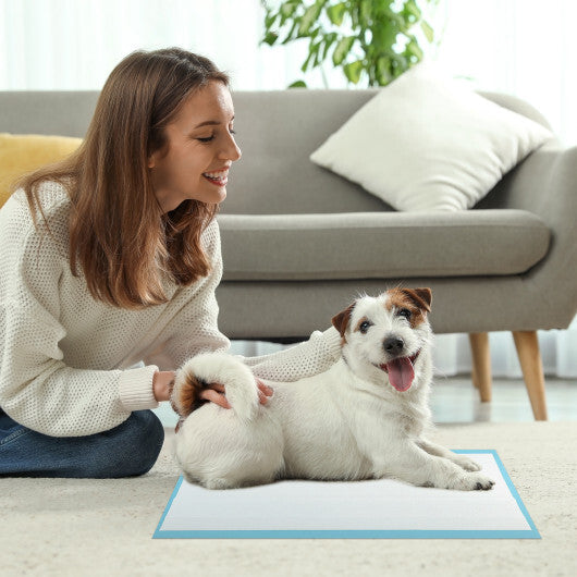 Dog and Puppy Pee Pads 24" x 17" (300 Counts) for Potty Training-Blue LuxuryLifeWay Online Store